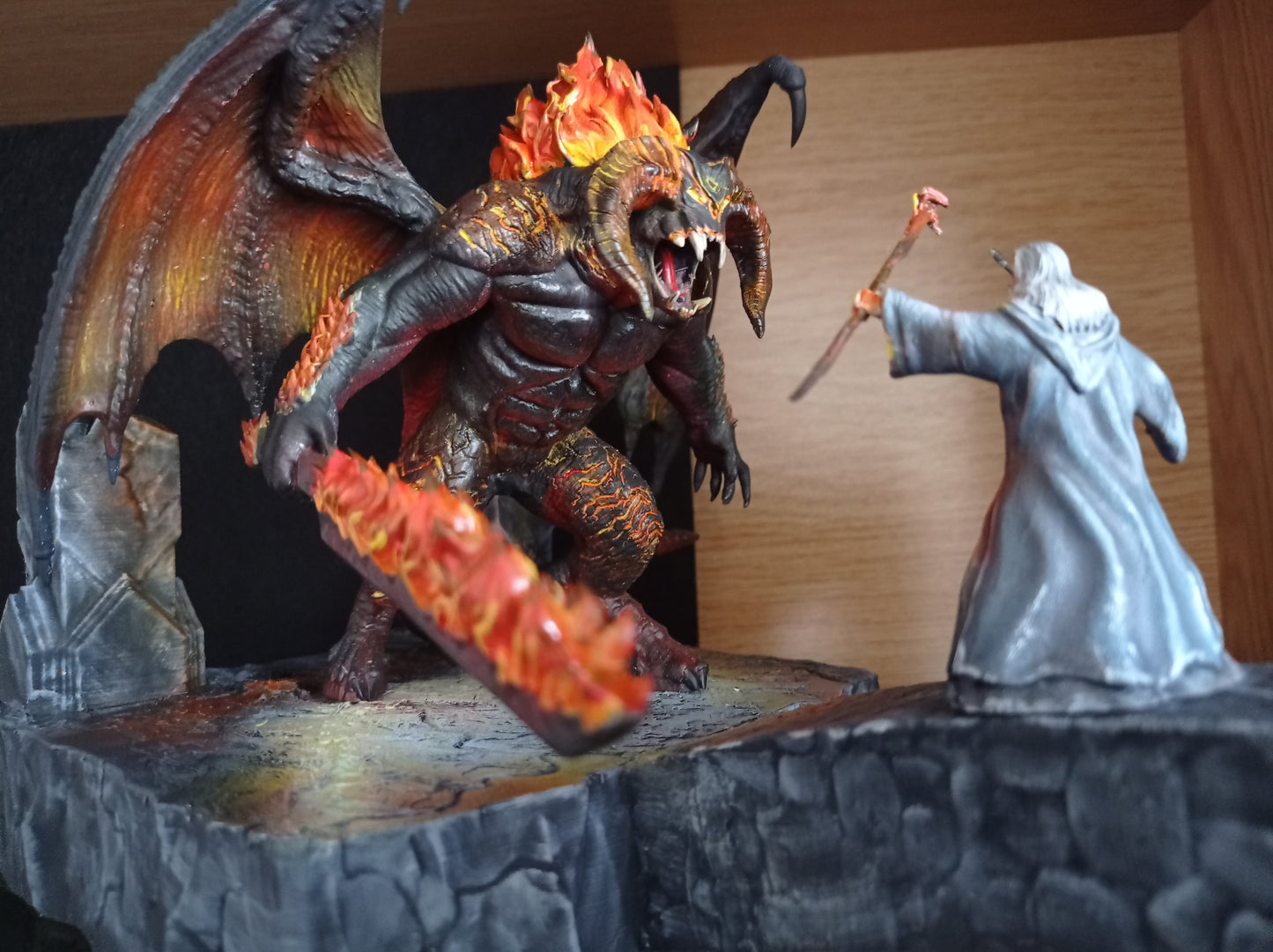 Balrog VS Gandalf Diorama