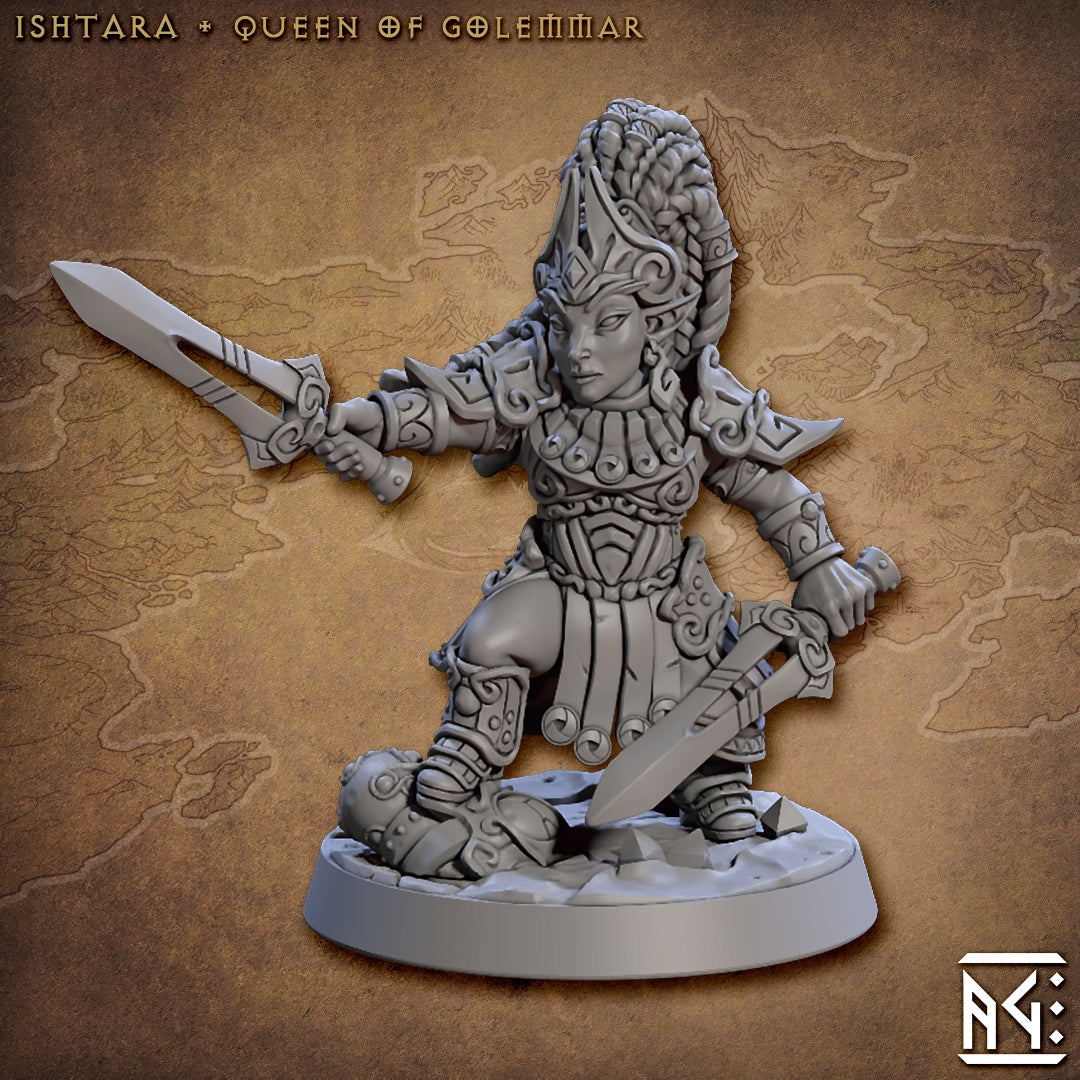 Ishtara - Gnome Queen of Golemmar - Gnomos