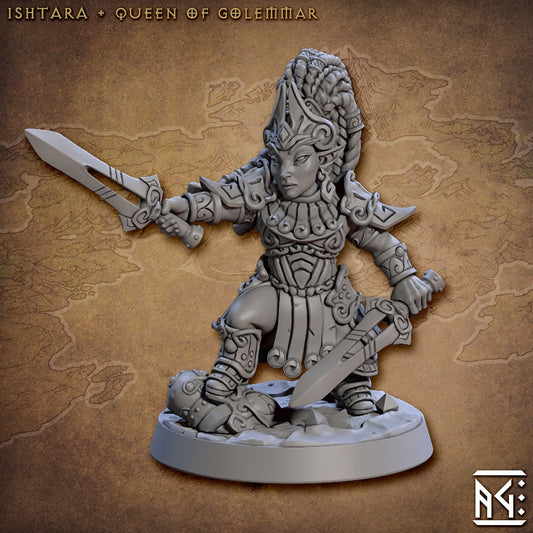 Ishtara - Gnome Queen of Golemmar - Gnomos