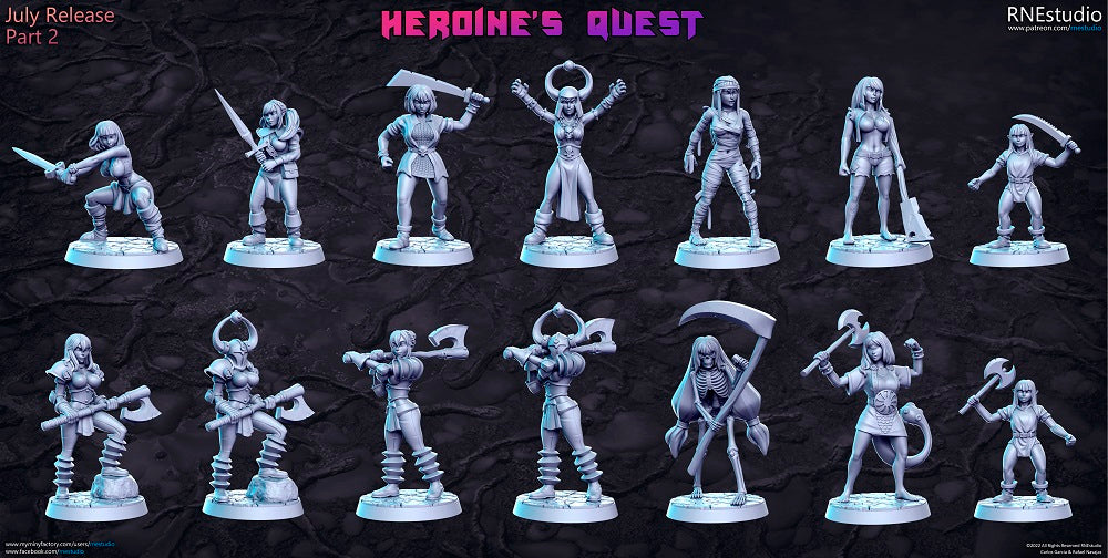 Pack completo Heroinquest