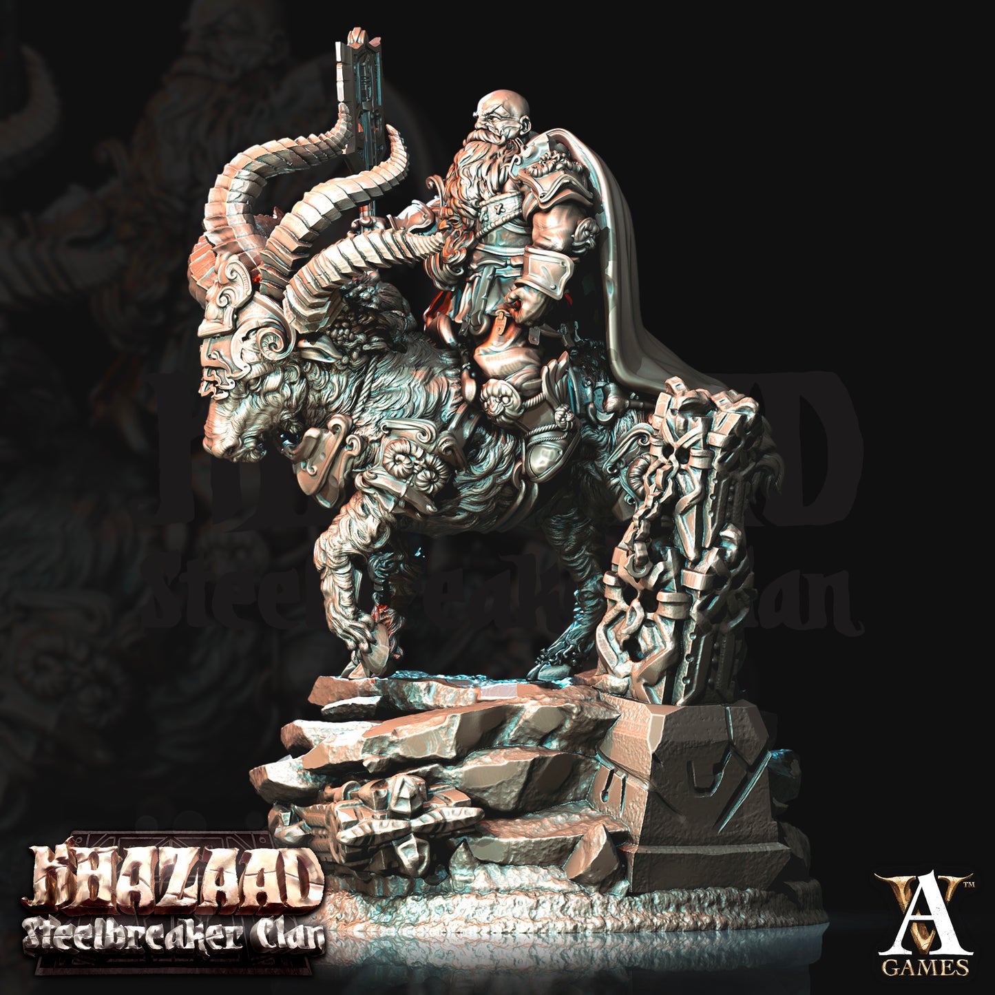 Steelbreaker Warriors  Ram Riders - Khazaad Stealbreaker Clan