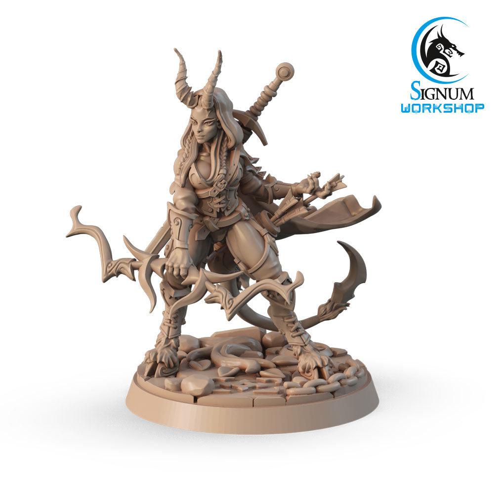 Tanrid, Archer of the Rebellion - TIEFLING - SIGNUM