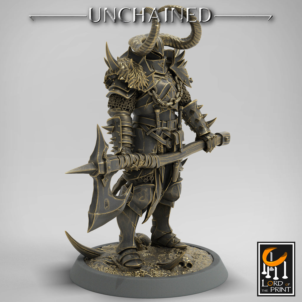 Light Soldiers - Great Axe Stand - UNCHAINED ARMY
