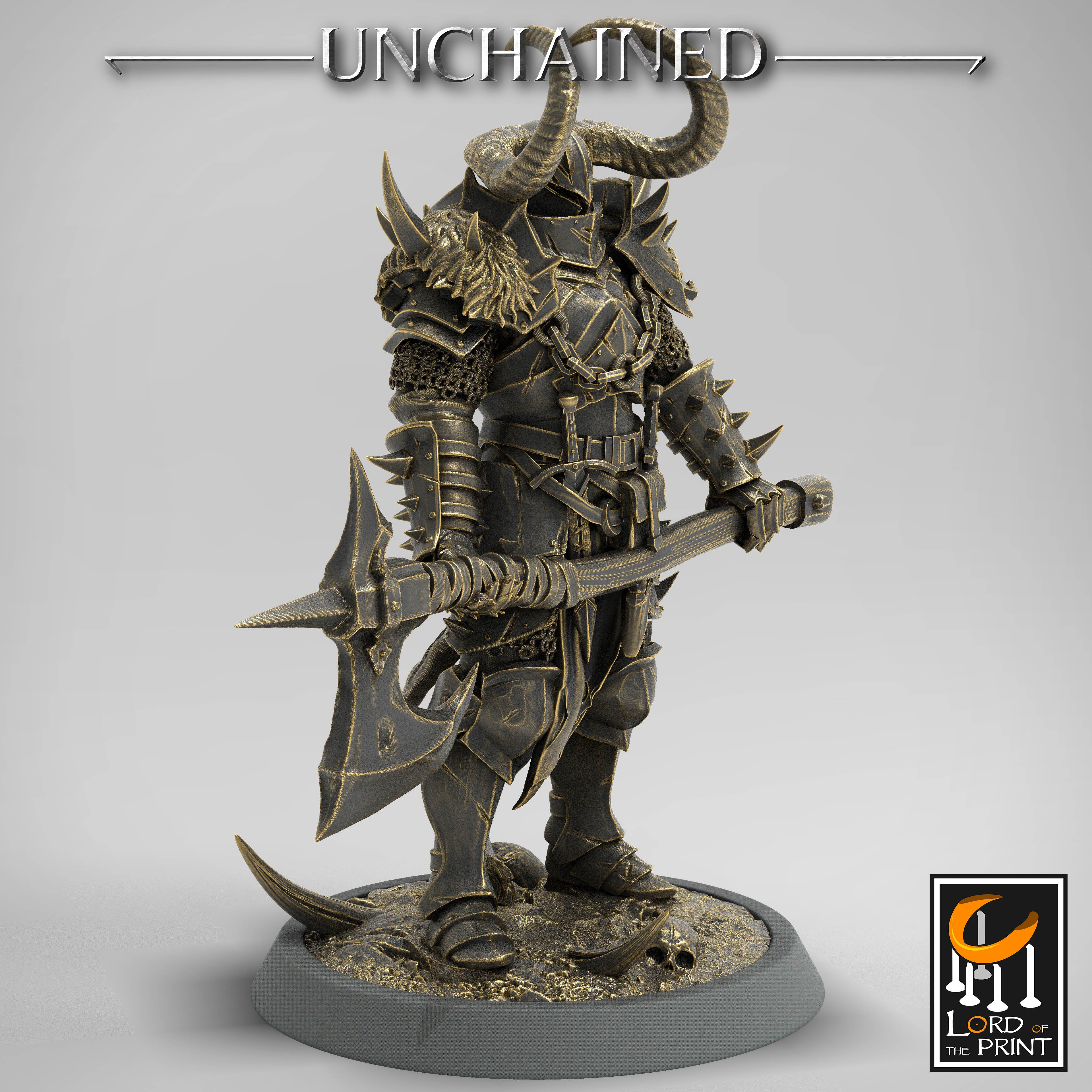 Light Soldiers - Great Axe Stand - UNCHAINED ARMY