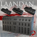 Steamtown Long Building - Laandan terreno para wargames 28mm