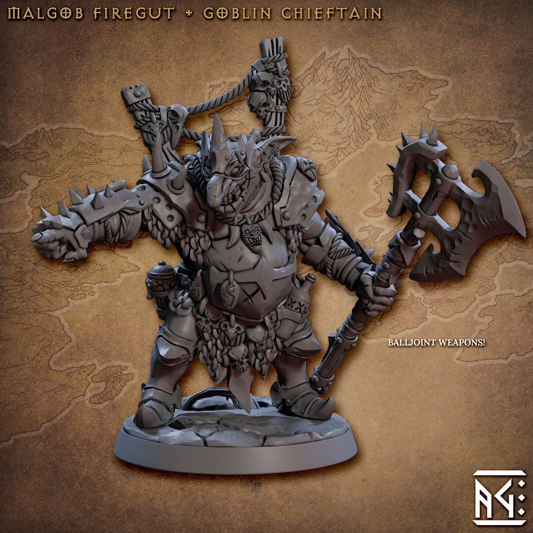 Malgob Firegut - FALDORN GOBLINS