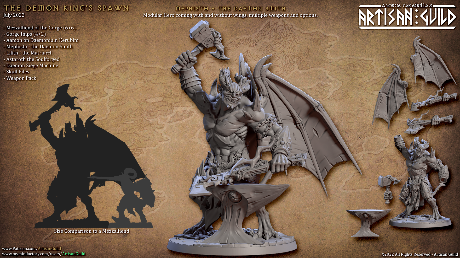 Mephisto the Demon Smith - The Demon King Spawn