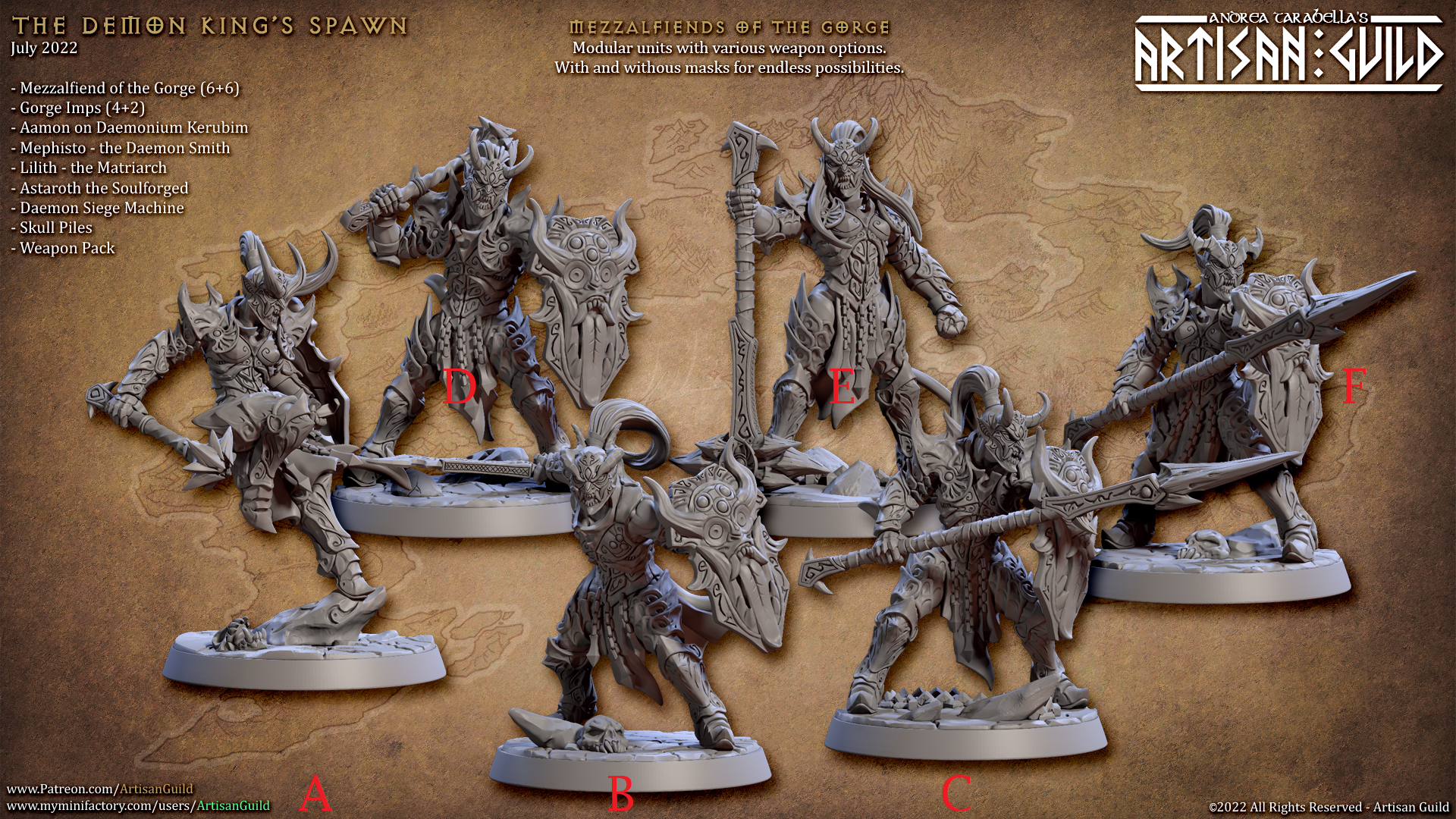 Mezzalfiends of the Gorge  MASKS- The Demon King Spawn