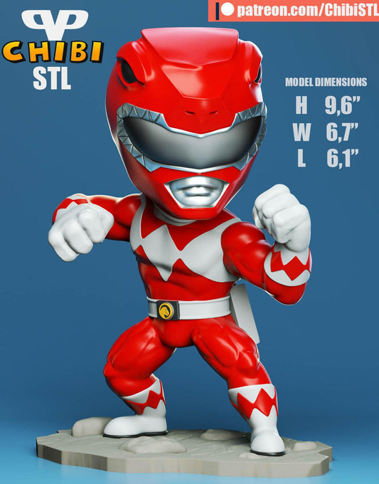 Power Ranger Red Chibi - TODO ROL SPAIN 