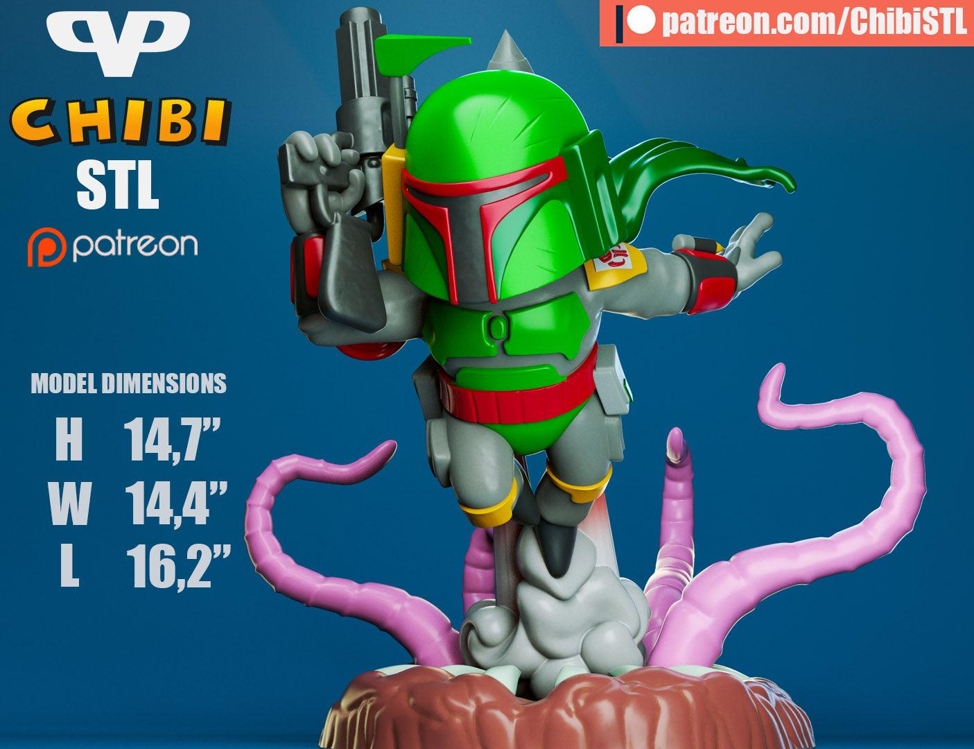 Boba Fett Chibi - TODO ROL SPAIN 