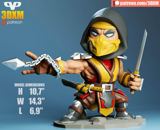 Scorpion Mortal Kombat Chibi - TODO ROL SPAIN 