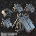 HOUSE 1 ODIN VIKINGOS ODINGARD para wargames 28mm/30mm - TODO ROL SPAIN 