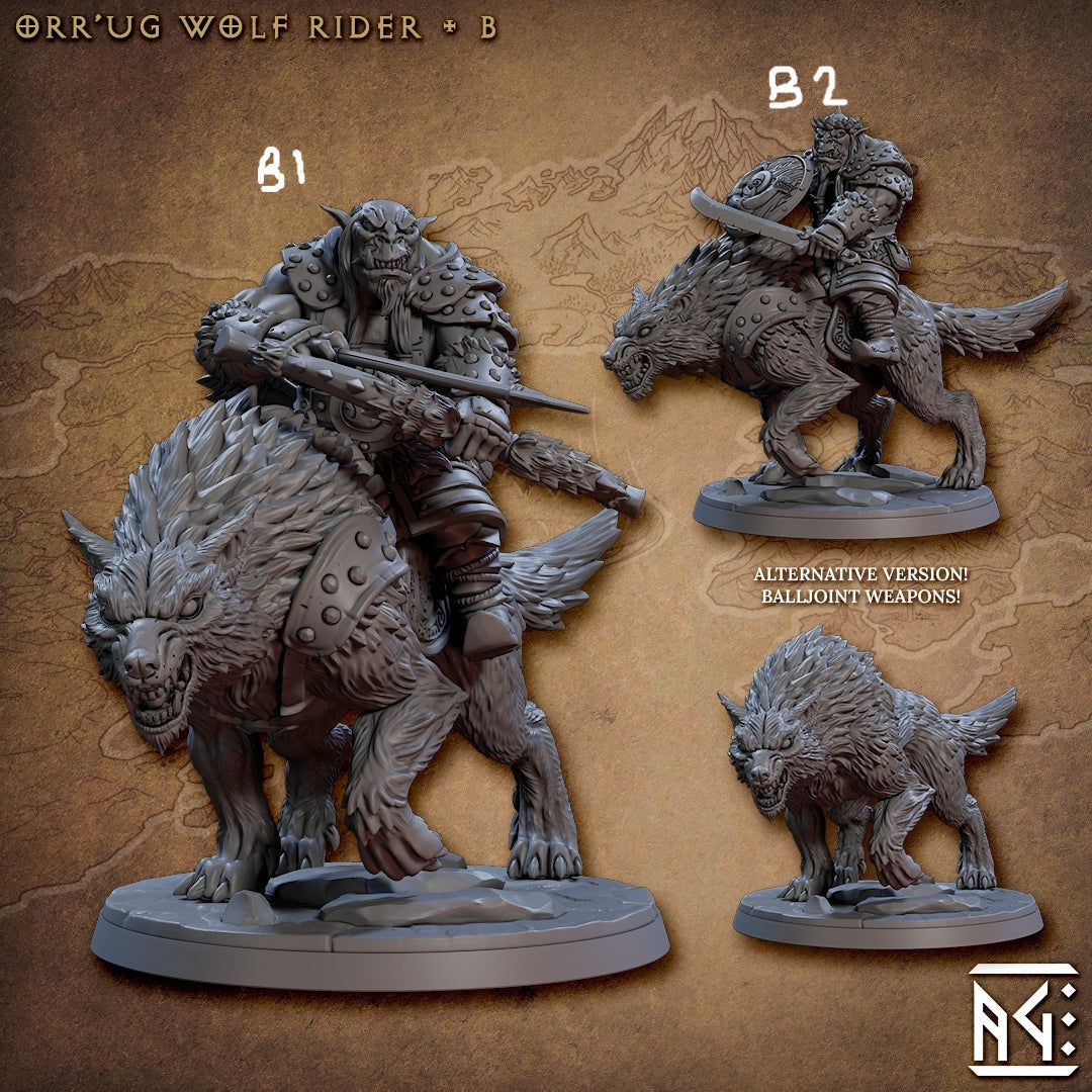 Orr'ug Wolf Rider   - ORCOS NOMADAS