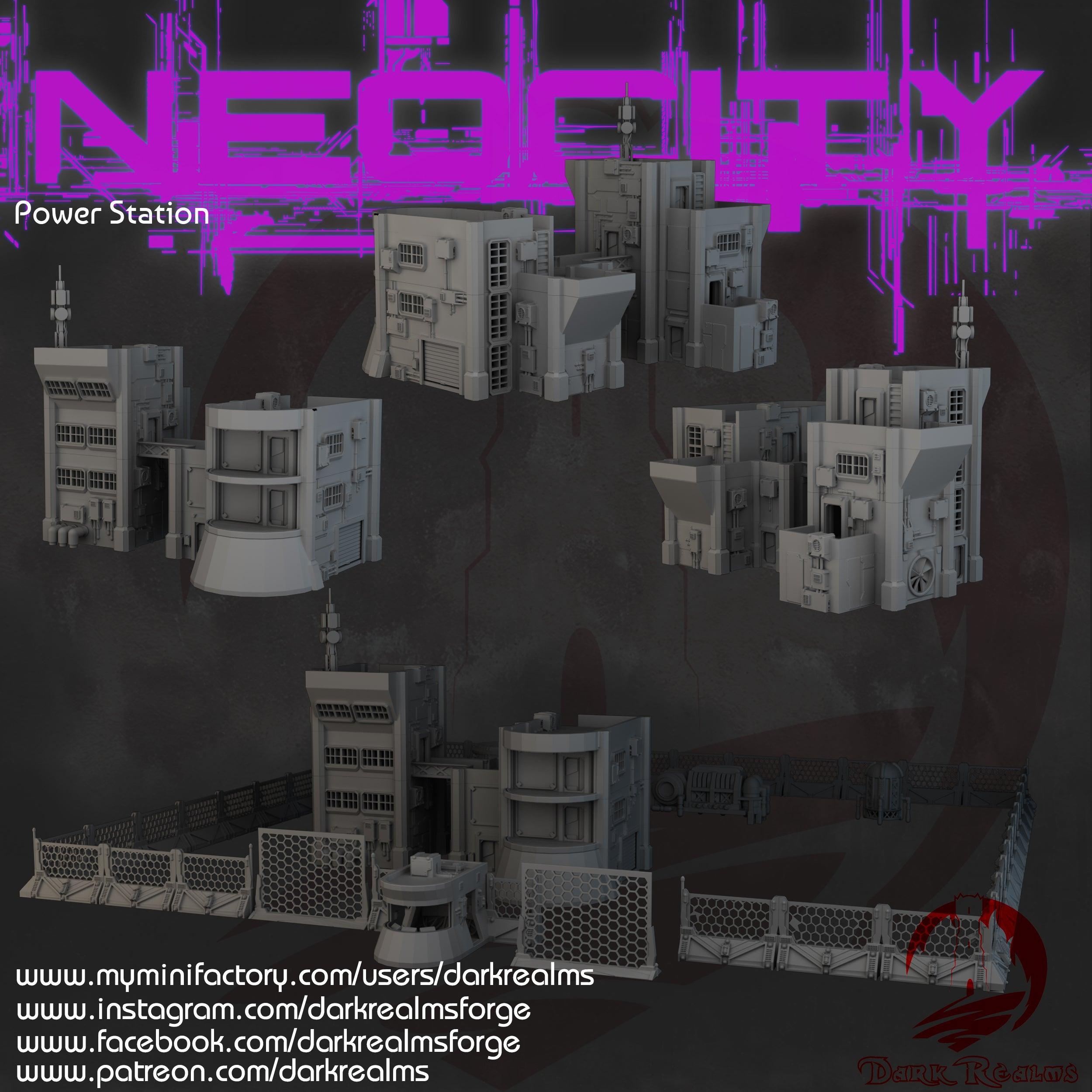 Power Station Neo City para wargames 28mm/30mm - TODO ROL SPAIN 