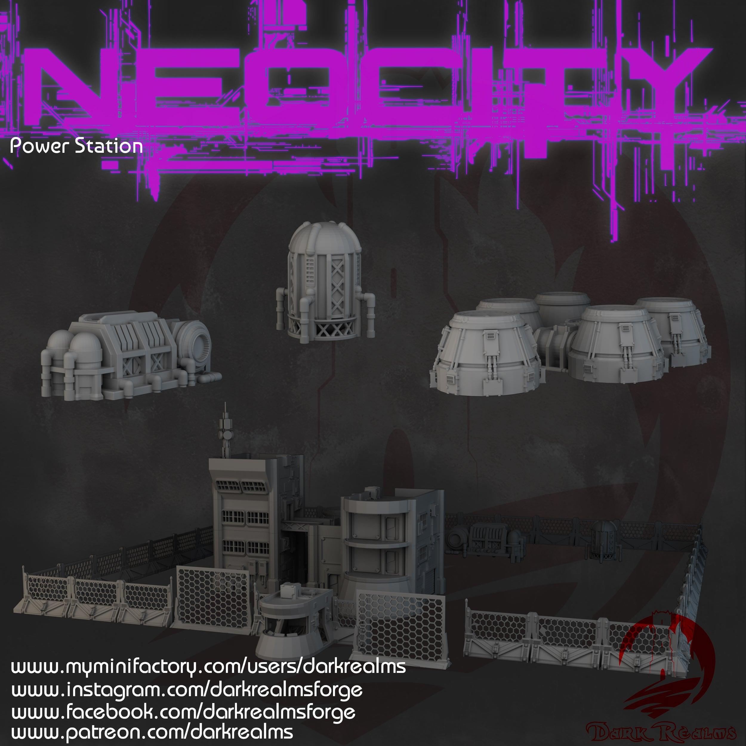 Power Station Neo City para wargames 28mm/30mm - TODO ROL SPAIN 