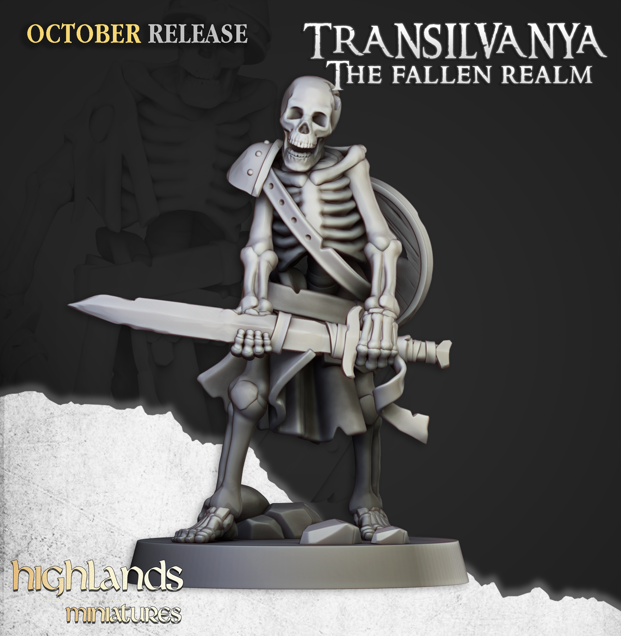 Skeleton Warrior with Swords (9)-  TRANSILVANIA