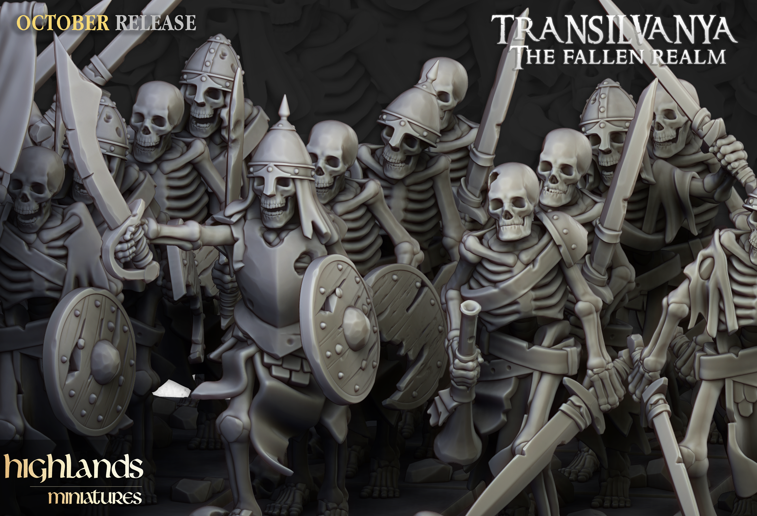 Skeleton Warrior with Swords (9)-  TRANSILVANIA