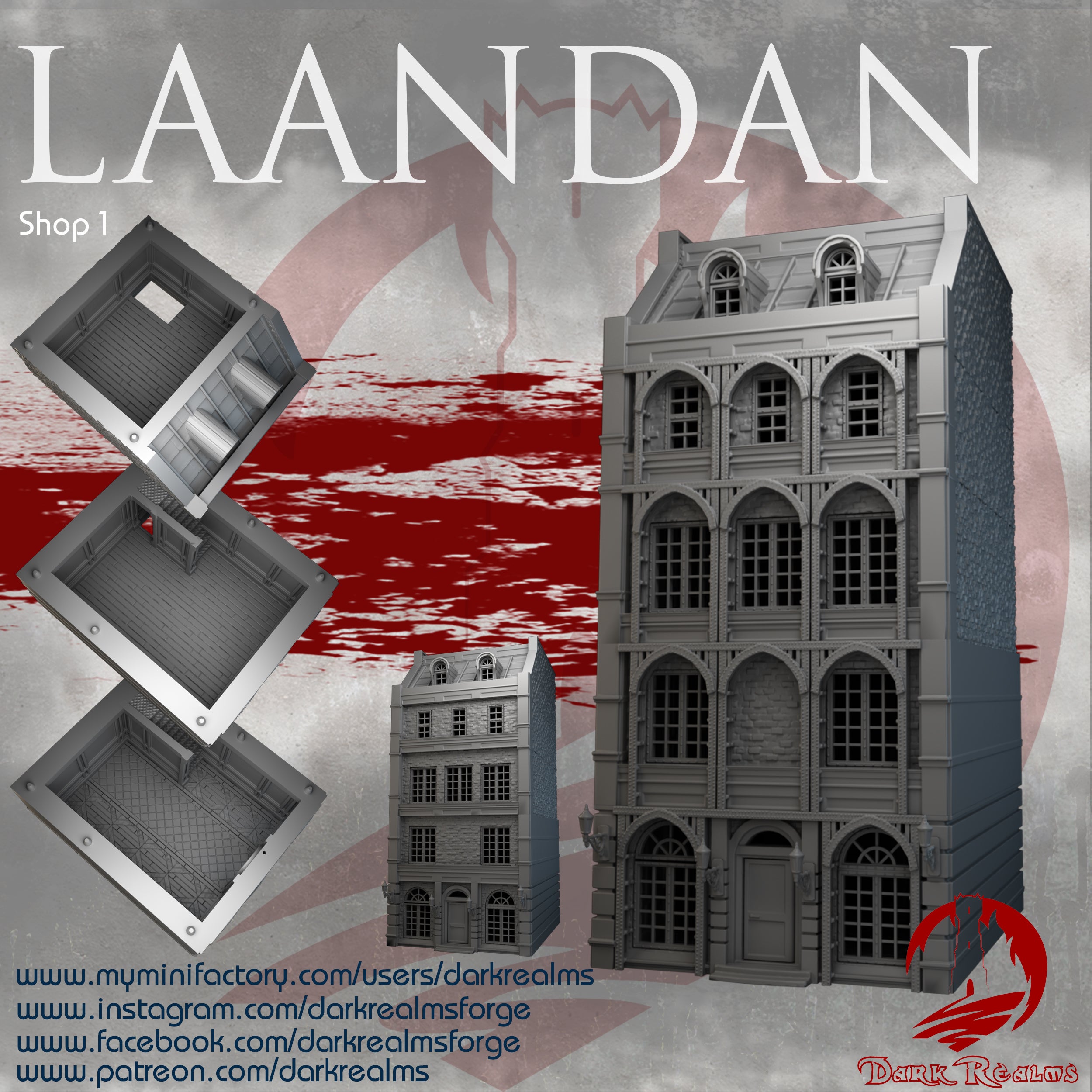 Shop 1- Laandan terreno para wargames 28mm