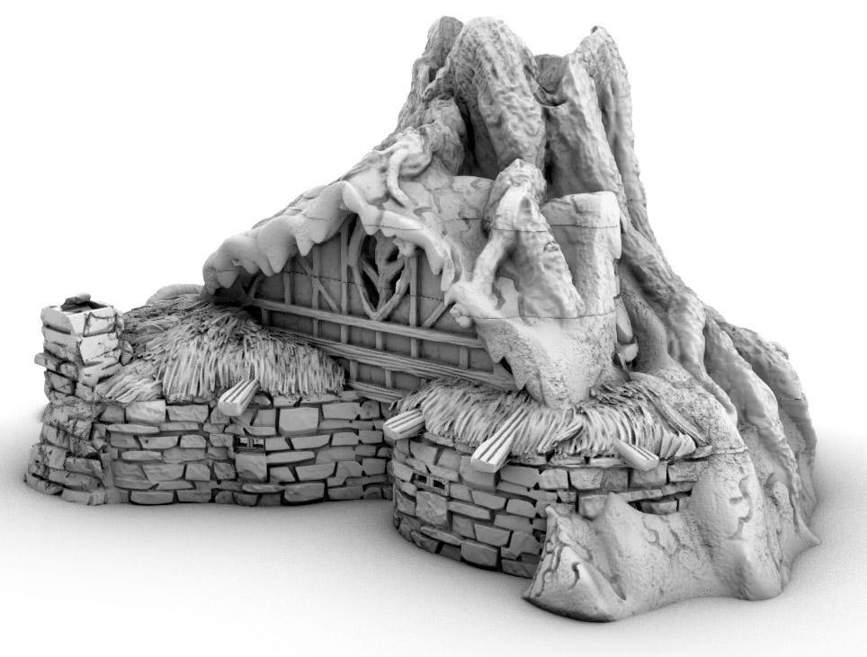 Casa Hobbit/ Halfling  para wargames 28mm/30mm - TODO ROL SPAIN 