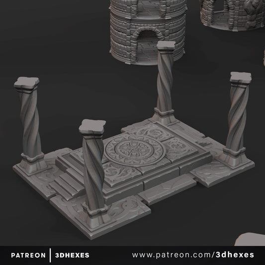 Ritual Platform terreno para wargames 28mm/30mm - TODO ROL SPAIN 