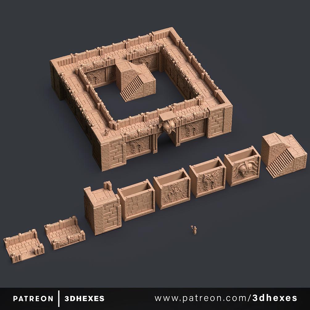 The Bone Stronghold terreno para wargames 28mm/32mm