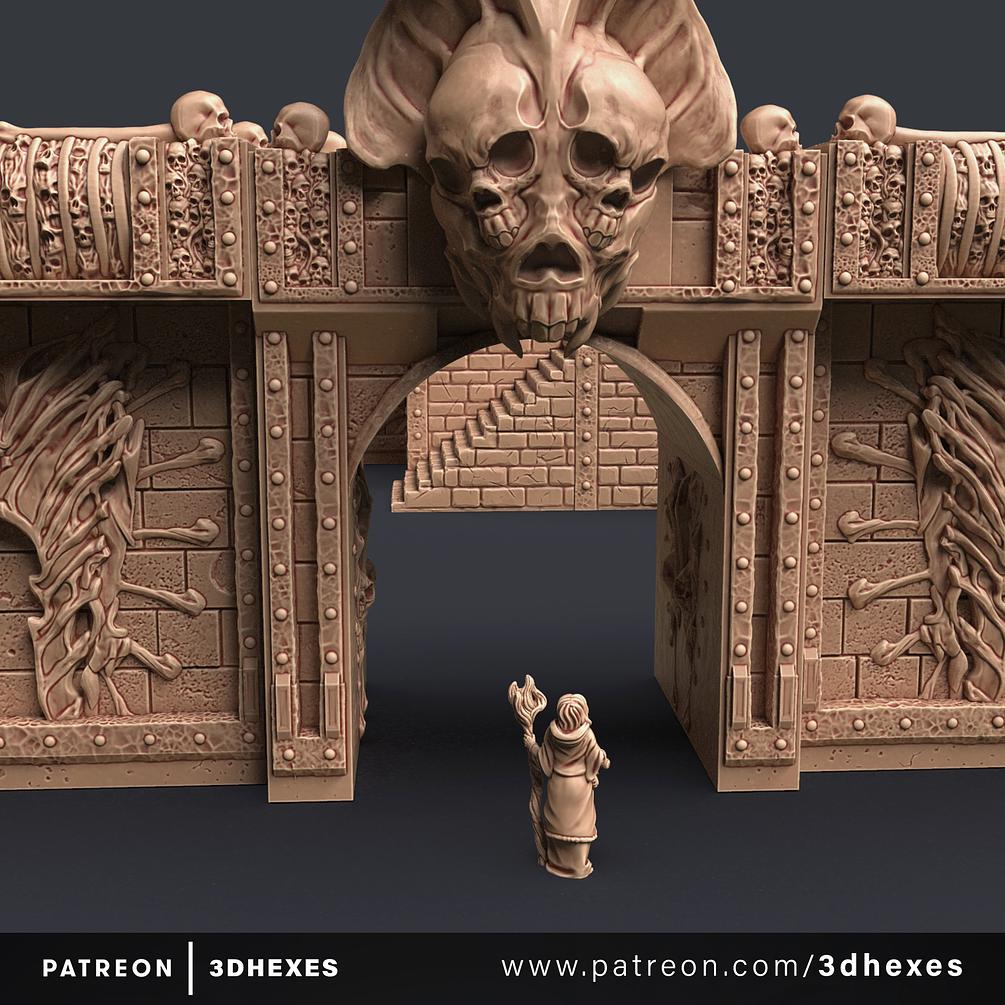 The Bone Stronghold terreno para wargames 28mm/32mm