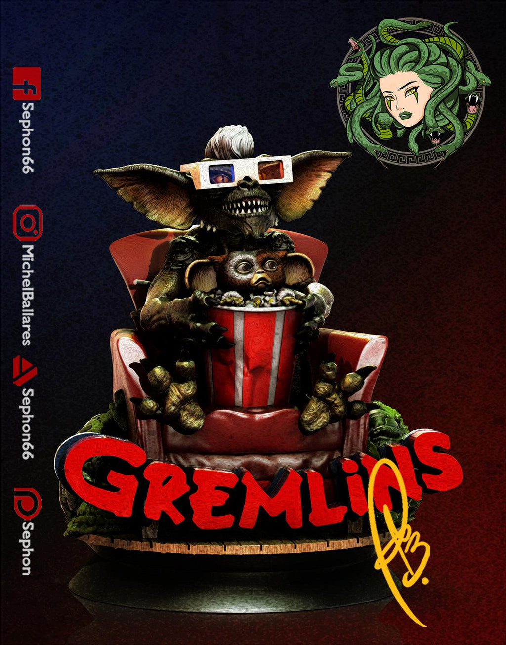 GREMLINS Escala 1:10 Pintada - TODO ROL SPAIN 