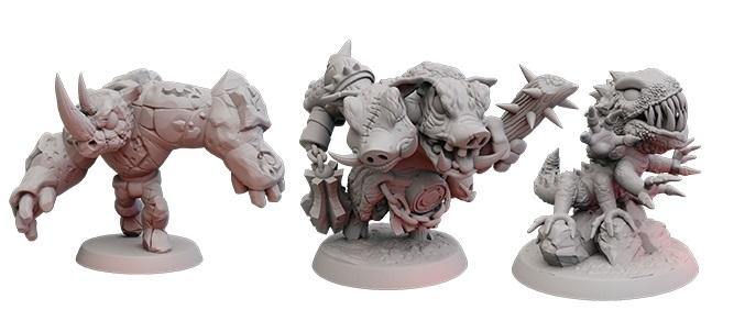 Basilisco, Ettin y Rino - Heroes of Zoolantis - TODO ROL SPAIN 
