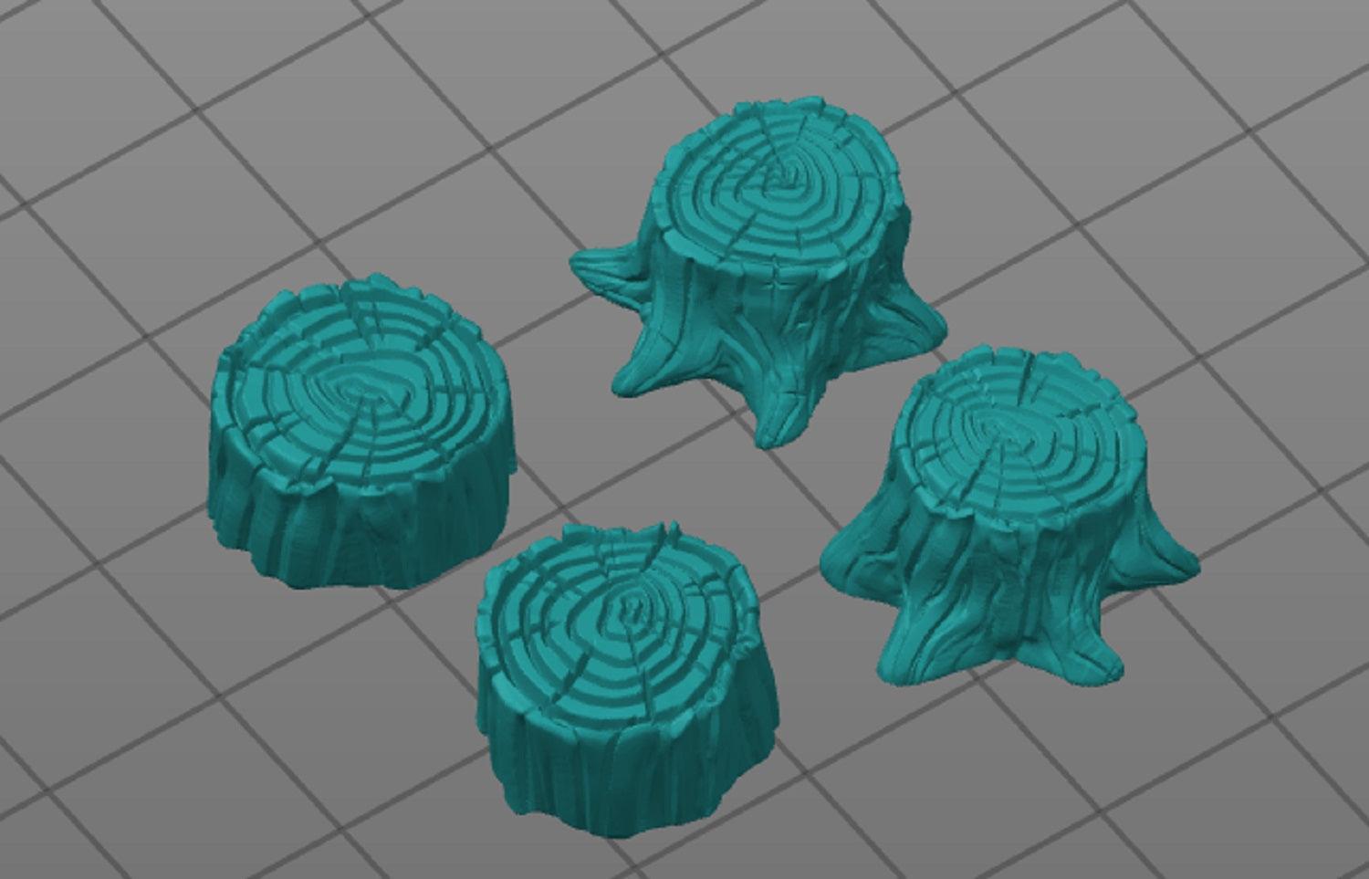 Pack 4 Tocón de árbol - TODO ROL SPAIN 