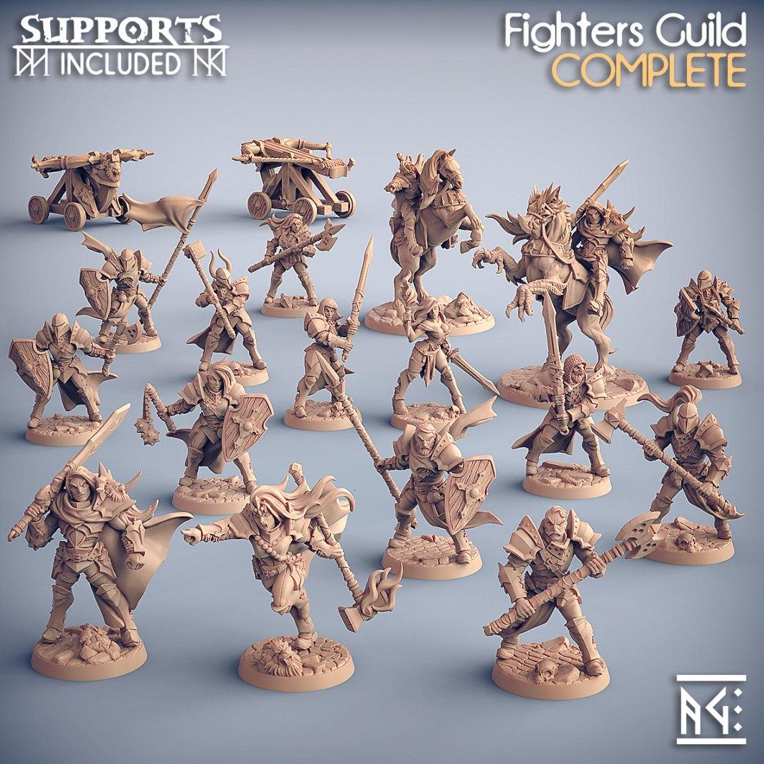 Pack Completo GREMIO DE LUCHADORES HUMANOS - TODO ROL SPAIN 