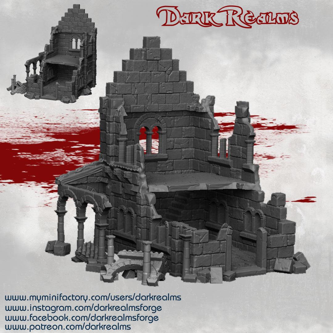 Pack Casas en Ruinas para wargames 28mm/30mm - TODO ROL SPAIN 