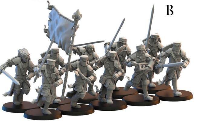 Regimientos a Pie  Lost Kingdom Reino de Mercia  (the 9th age, AOS, warhammer, Bretonia, King of War) - TODO ROL SPAIN 