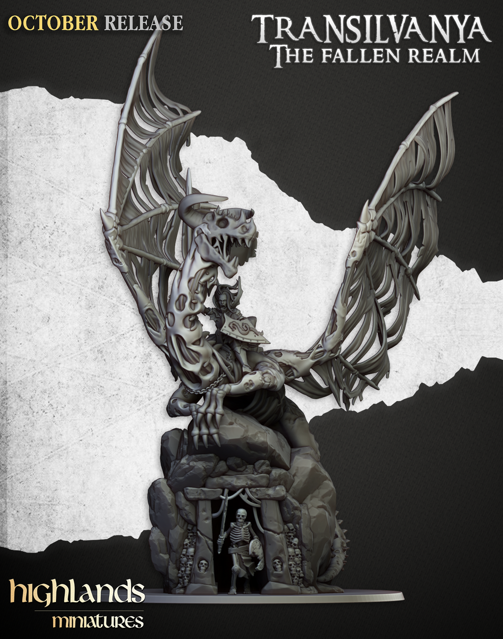 Vampire Lord on Zombie Dragon -  TRANSILVANIA