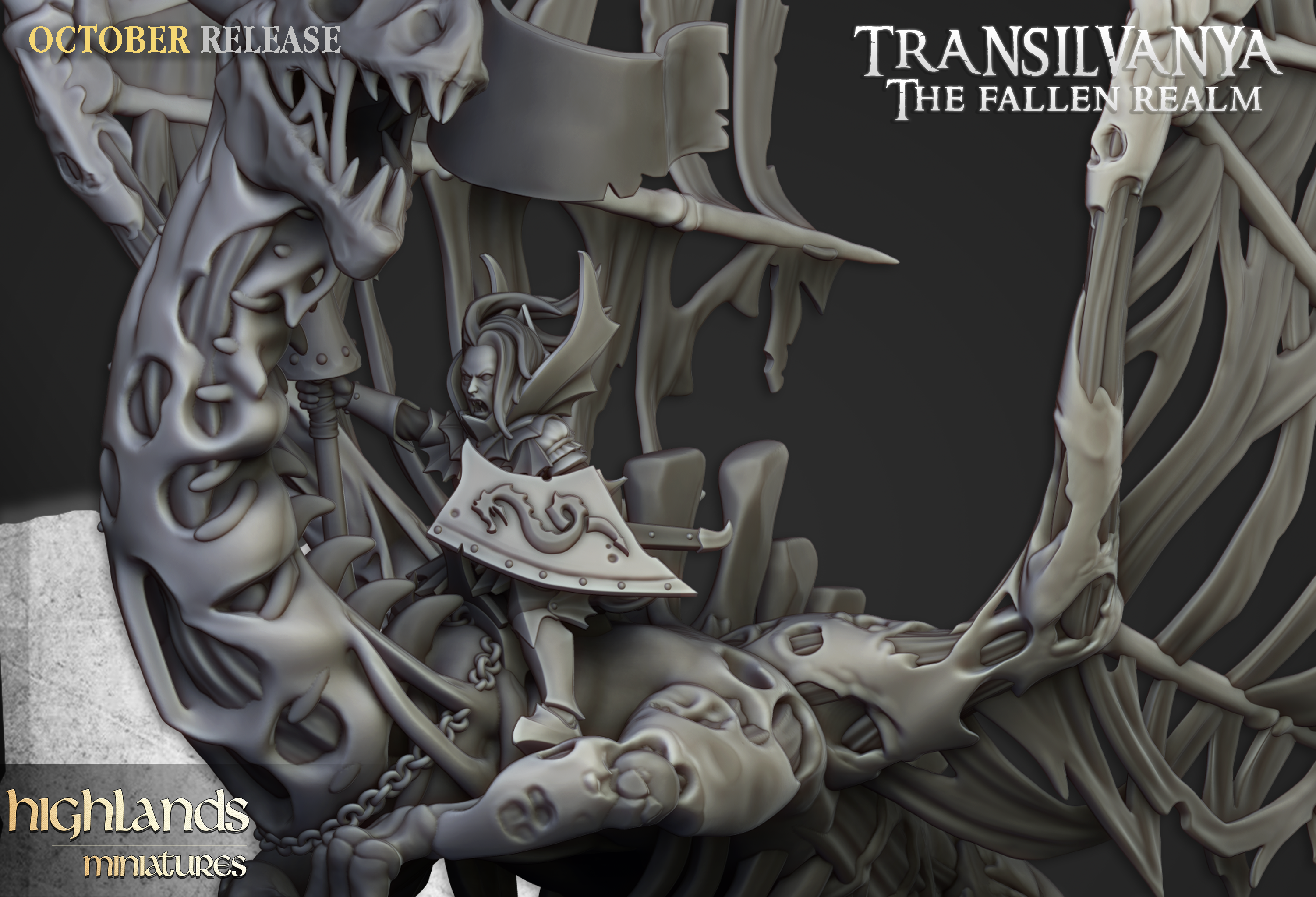 Vampire Lord on Zombie Dragon -  TRANSILVANIA