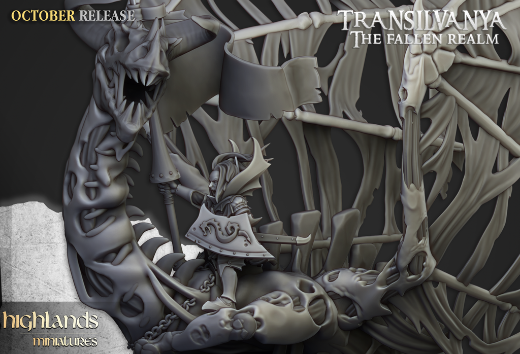 Vampire Lord on Zombie Dragon -  TRANSILVANIA