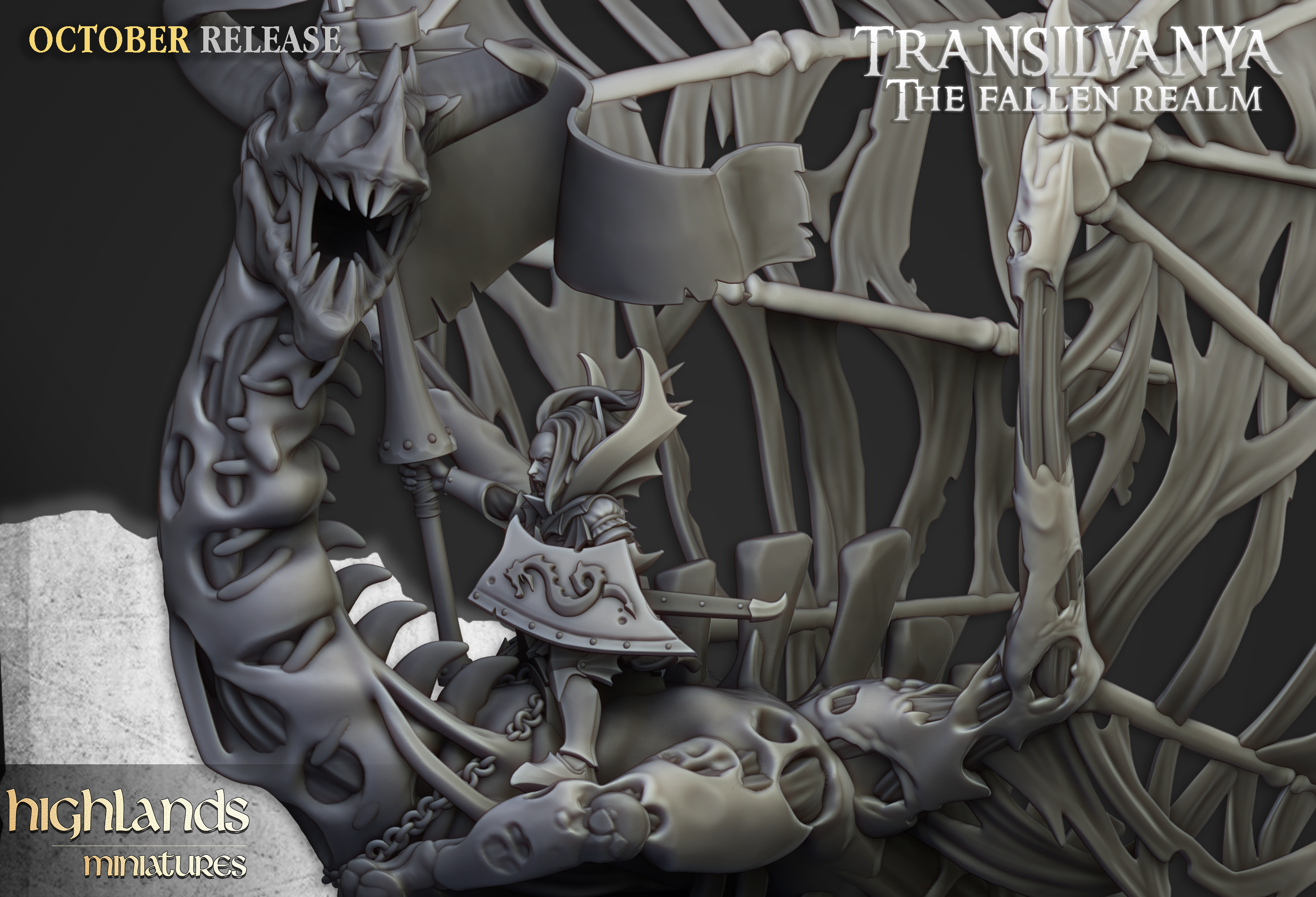 Vampire Lord on Zombie Dragon -  TRANSILVANIA